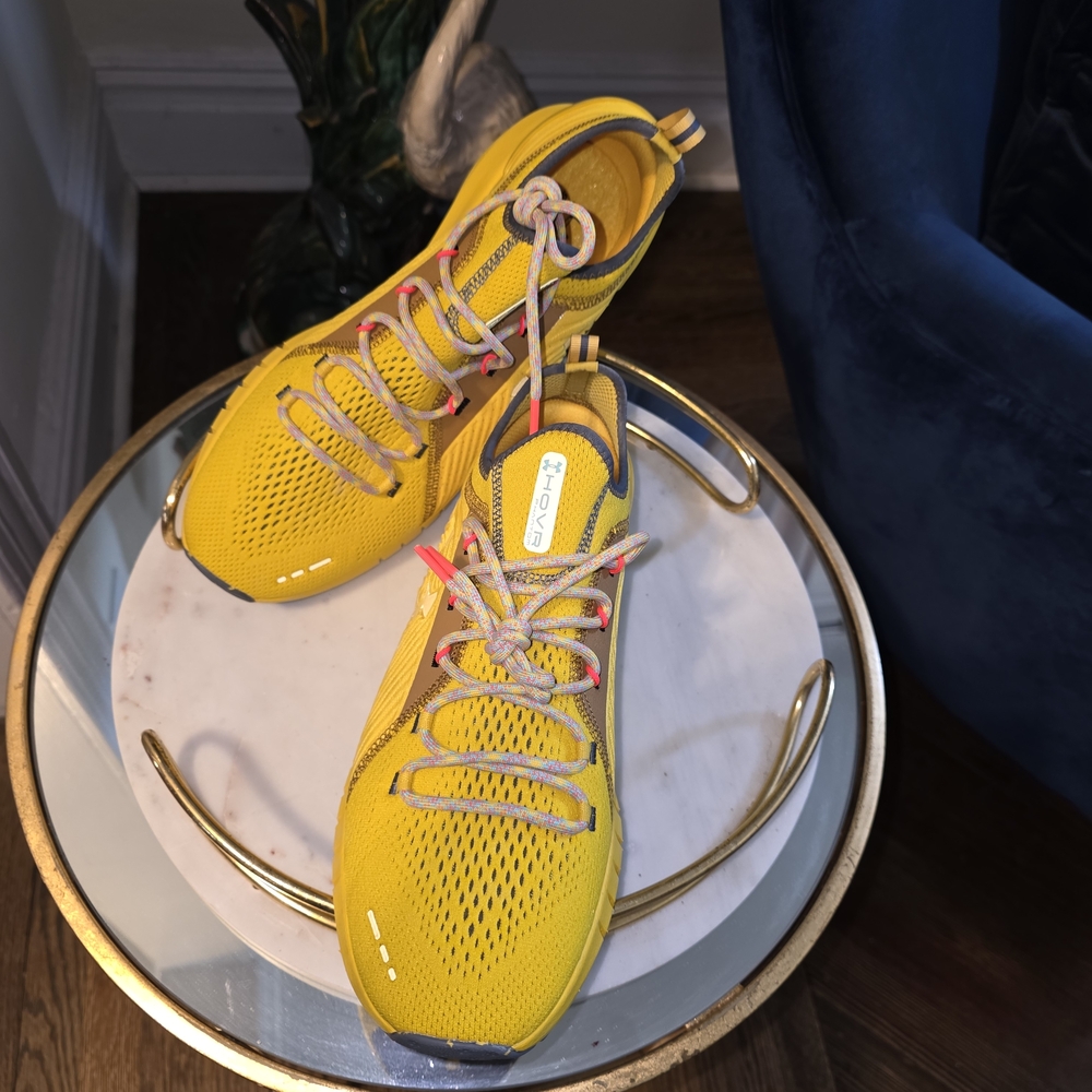 Under Armour Yellow Athletic Shoes
